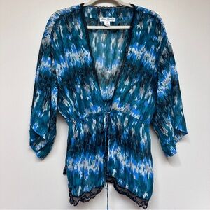 Marisa Christina Sheer Kimono - Size 3XL